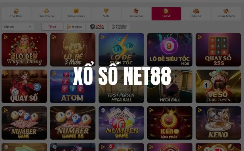 xổ số net88